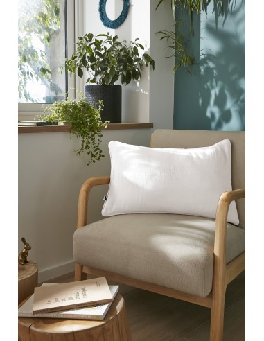 Coussin déhoussable avec passepoil...