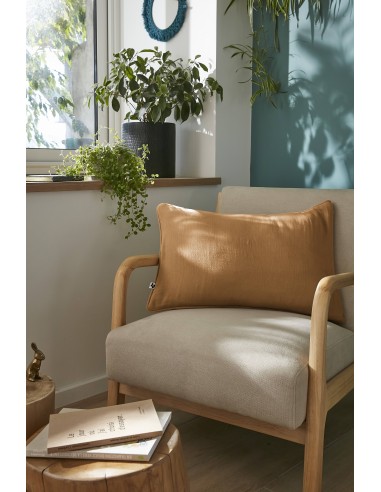 Coussin déhoussable avec passepoil...