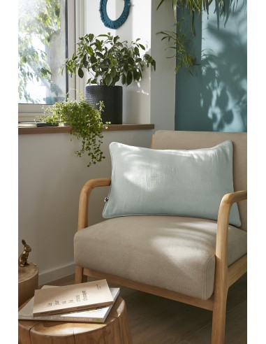Coussin déhoussable avec passepoil...
