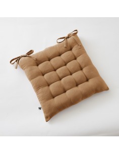 Assise matelassée 16 points "Gaïa" 40 x 40 cm Gaze de...