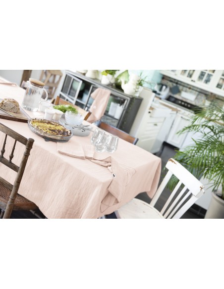 Nappe de table "Gaïa" 150 x 250 cm "Gaze de Coton" l'Effet Papillon