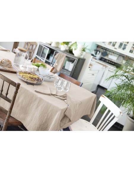 Nappe de table "Gaïa" 150 x 250 cm "Gaze de Coton" l'Effet Papillon