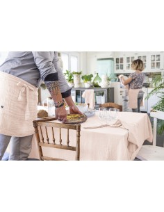 Nappe de table "Gaïa" 150 x 250 cm "Gaze de Coton"...