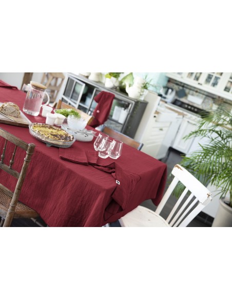 Nappe de table "Gaïa" 150 x 350 cm Gaze de Coton l'Effet Papillon