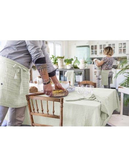 Nappe de table "Gaïa" 150 x 350 cm Gaze de Coton l'Effet Papillon