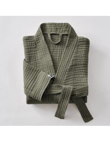 Peignoir kimono mixte Gaze de coton...