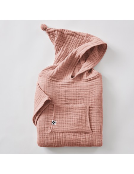 Poncho enfant mixte Gaze de coton unie Gaïa l'Effet Papillon