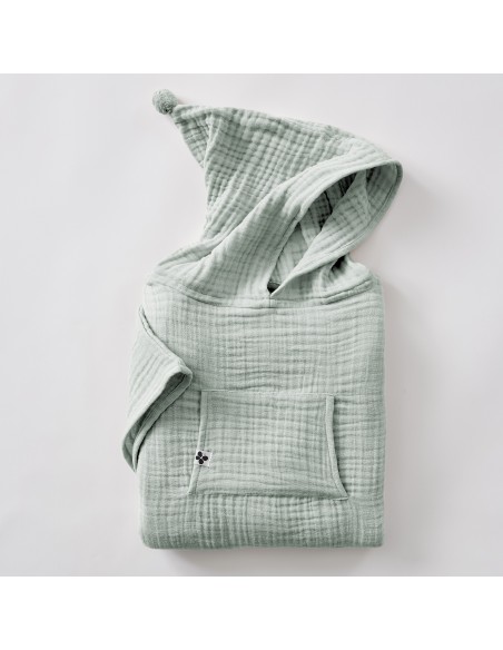 Poncho enfant mixte Gaze de coton unie Gaïa l'Effet Papillon