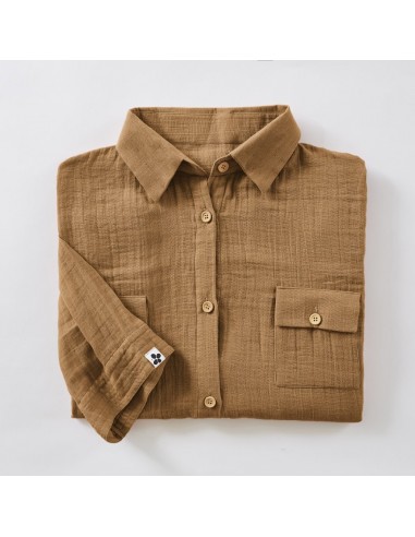 Tunique chemise "Gaïa" Gaze de Coton...