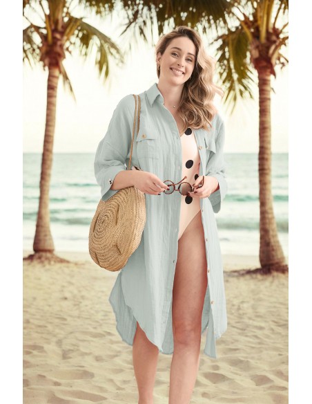 Tunique chemise "Gaïa" Gaze de Coton l'Effet Papillon