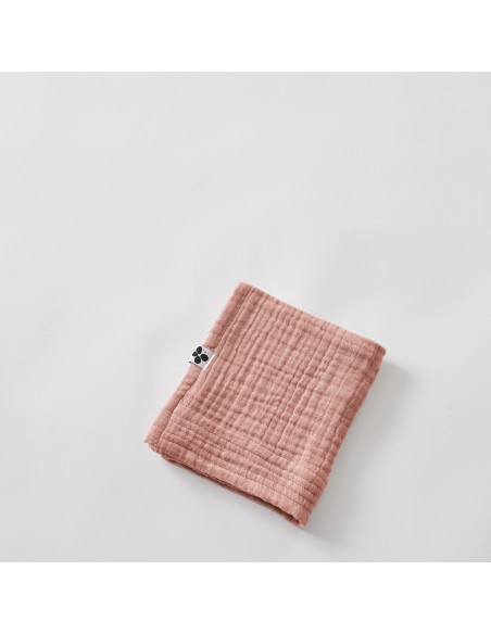 Serviette invité 30 x 50 cm Gaze de coton unie Gaïa l'Effet Papillon