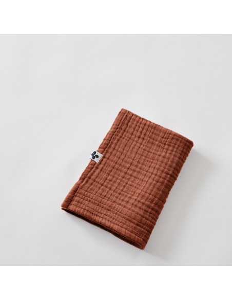 Serviette de toilette 50 x 90 cm Gaze de coton unie Gaïa l'Effet Papillon