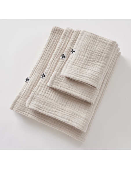 Drap de douche 70 x 130 cm Gaze de coton unie Gaïa l'Effet Papillon