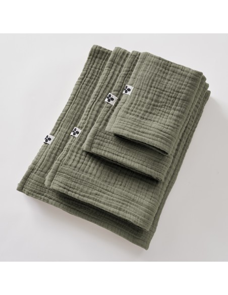 Drap de douche 70 x 130 cm Gaze de coton unie Gaïa l'Effet Papillon