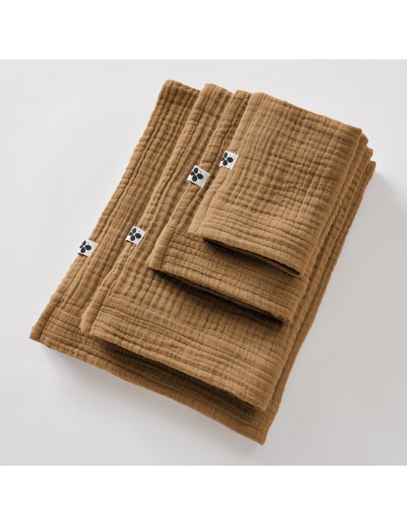 Drap de bain 90 x 150 cm Gaze de coton unie Gaïa l'Effet Papillon