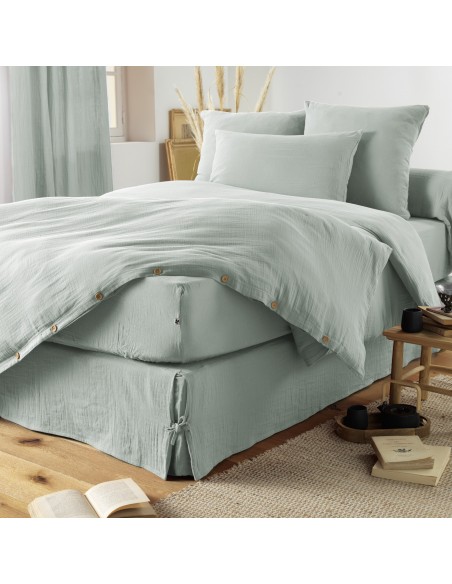 Housse de couette "Gaïa" 280 x 240 Gaze de Coton l'Effet Papillon