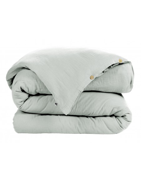 Housse de couette "Gaïa" 260 x 240 Gaze de Coton l'Effet Papillon