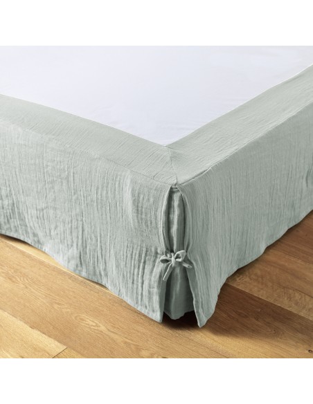 Cache-sommier "Gaïa" 180 x 200 cm Gaze de Coton l'Effet Papillon