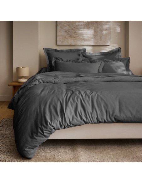 Housse de couette 240 x 220 cm "Prestige" 100% Satin de coton Peigné 120 fils /cm²