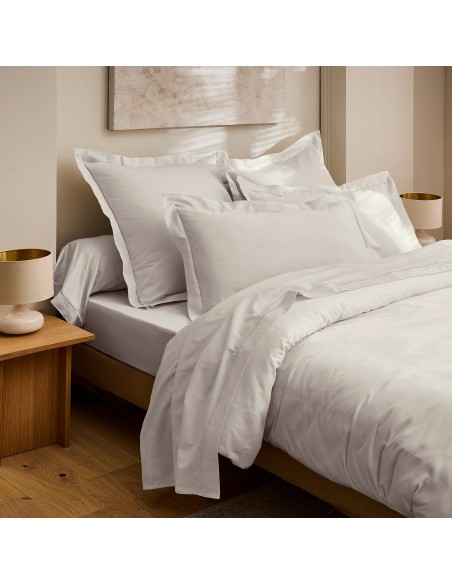 Housse de couette 240 x 220 cm "Prestige" 100% Satin de coton Peigné 120 fils /cm²