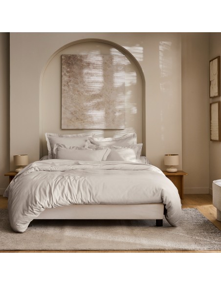 Housse de couette 260 x 240 cm "Prestige" 100% Satin de coton Peigné 120 fils /cm²