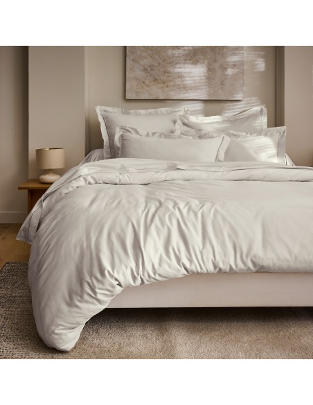 Housse de couette 260 x 240 cm "Prestige" 100% Satin de coton Peigné 120 fils /cm²