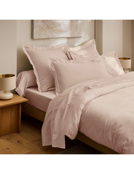 Drap Housse 140 x 190 cm "Prestige" 100% Satin de coton Peigné 120 fils /cm²