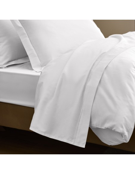 Drap Housse 160 x 200 cm "Prestige" 100% Satin de coton Peigné 120 fils /cm²