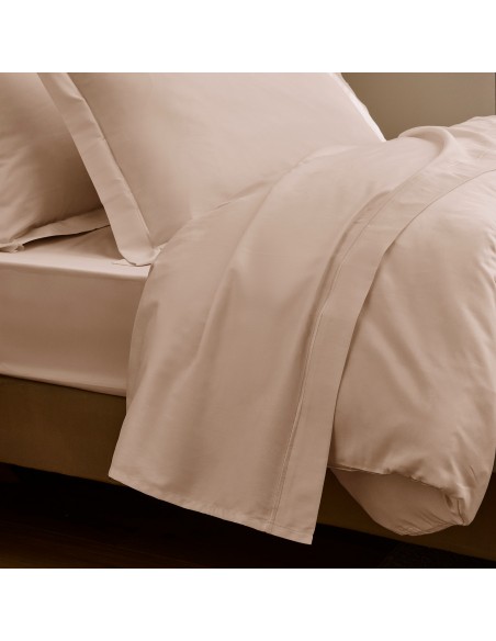 Drap Housse 200 x 200 cm "Prestige" 100% Satin de coton Peigné 120 fils /cm²