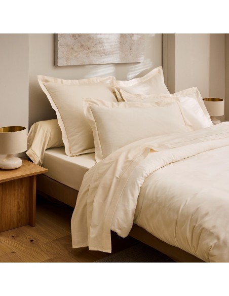 Drap Plat 270 x 300 cm "Prestige" 100% Satin de coton Peigné 120 fils /cm²