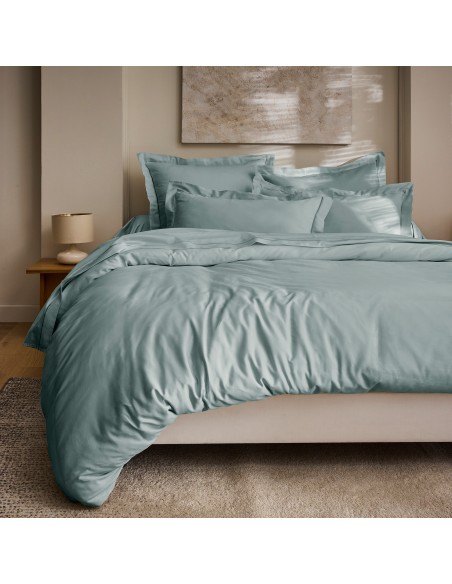 Taie d'oreiller 65 x 65 cm "Prestige" 100% Satin de coton Peigné 120 fils /cm²