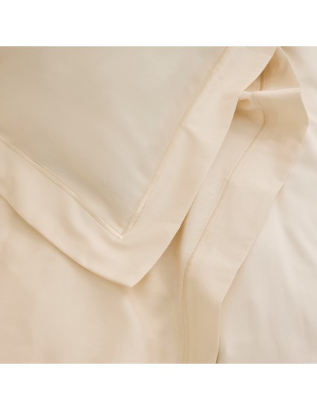 Taie d'oreiller 50 x 70 cm "Prestige" 100% Satin de coton Peigné 120 fils /cm²