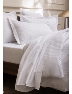 Taie d'oreiller 50 x 70 cm "Prestige" 100% Satin de coton...