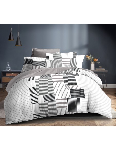 Parure de draps 4P Microfibre "Louna" lit 160 x 200