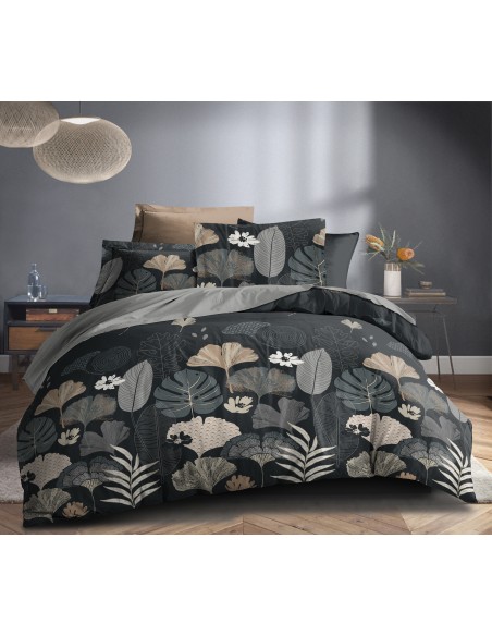 Parure de couette 3P Microfibre "Louna" lit 160 x 200 à 180 x 200 cm