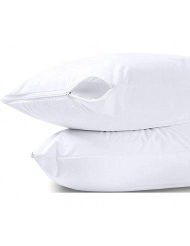 Lot de 2 protège-oreillers éponge...