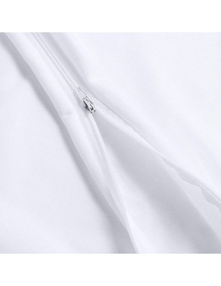 Lot de 2 protège-oreillers éponge imperméable absorbant 63 x 63 cm