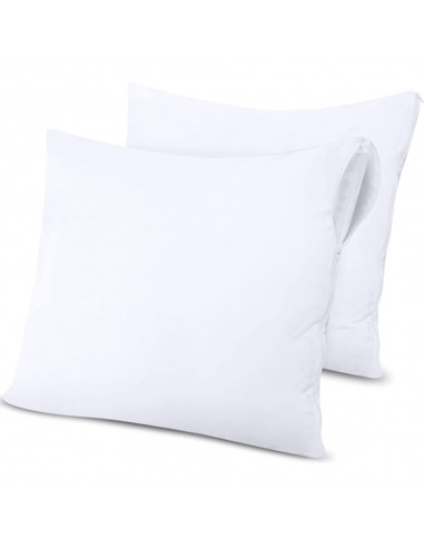 Lot de 2 protège-oreillers éponge...