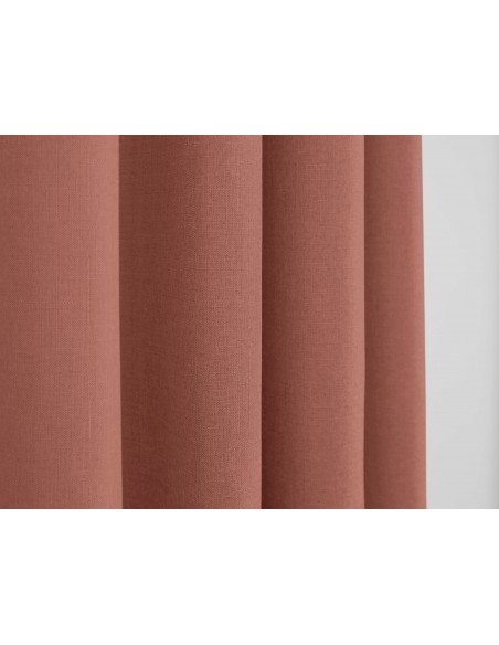 Paire de rideaux tamisant à œillets Effet Lin "Moonlight"