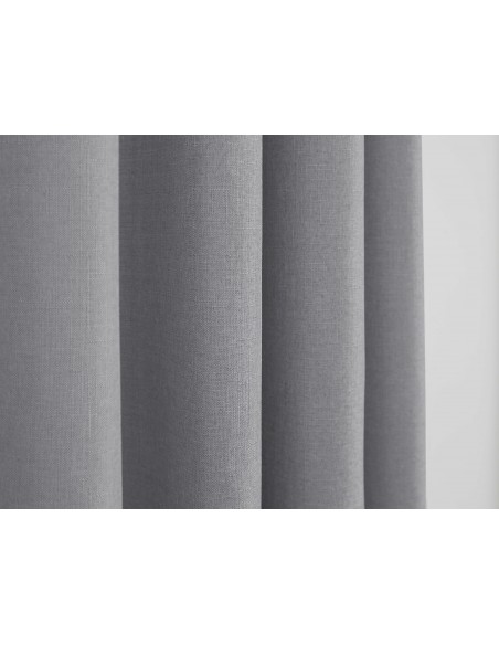 Paire de rideaux tamisant à œillets Effet Lin "Moonlight"
