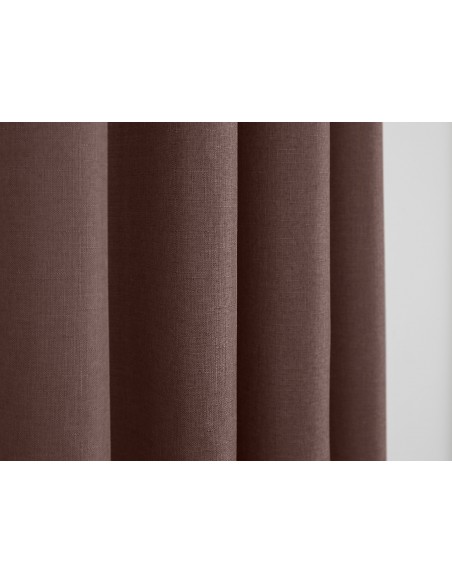 Paire de rideaux tamisant à œillets Effet Lin "Moonlight"