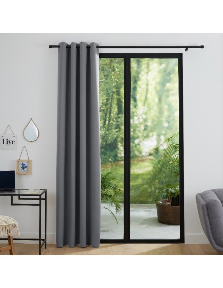 Lot de 2 rideaux occultant 140 x 260 cm "Night"