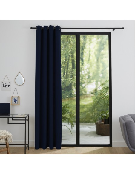 Lot de 2 rideaux occultant 140 x 260 cm "Night"
