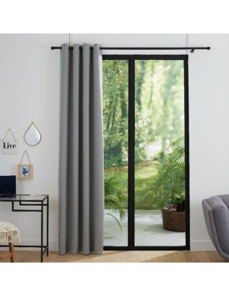 Lot de 2 rideaux occultant 140 x 260 cm "Night"