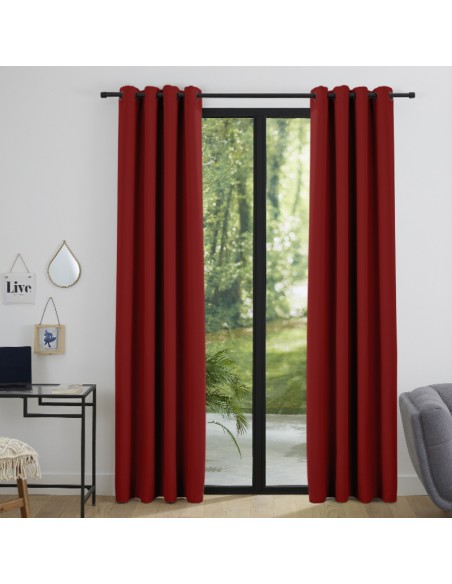 Lot de 2 rideaux occultant 140 x 260 cm "Night"