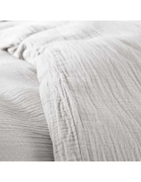 Parure de couette "Noah" Gaze de Coton 260 x 240 pour lit 2 Places "King Size" 160 à 180 cm