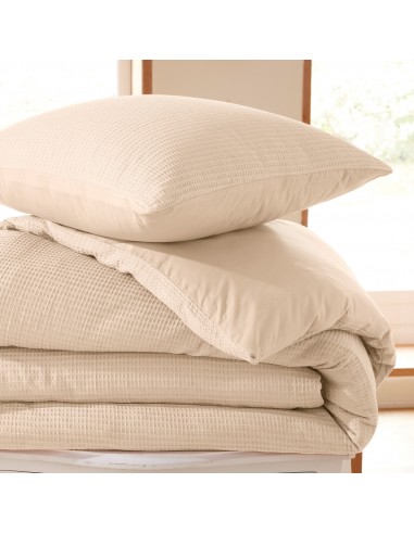 Parure de couette "Nid d'abeille" 140...