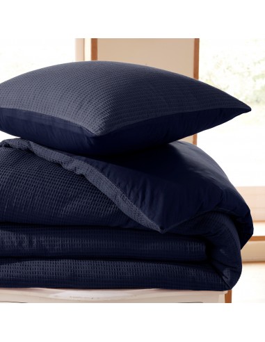 Parure de couette "Nid d'abeille" 140...