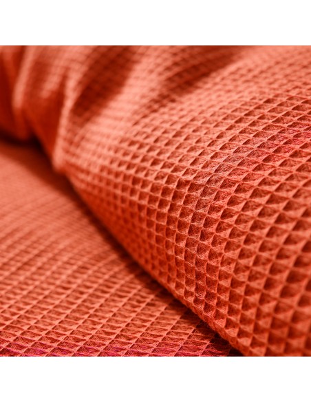 Parure de couette "Nid d'abeille" 140 x 200 pour lit 1 place