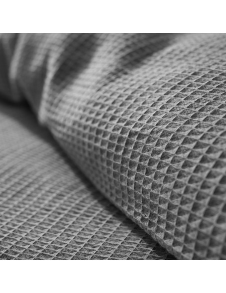 Parure de couette "Nid d'abeille" 240 x 220 pour lit 2 Places 140 à 160 cm